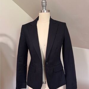 Banana Republic Black Blazer with Tailored Fit